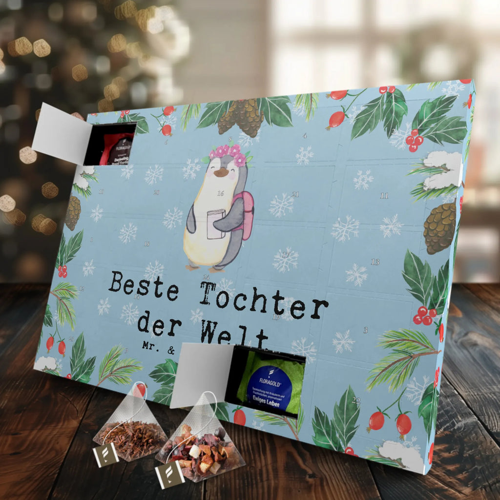 Tee Adventskalender Pinguin Beste Tochter der Welt Tee Adventskalender, Adventskalender, Adventskalender mit Tee, Geschenkidee, Geschenk, Schenken, Mitbringsel, Geburtstag, Geburtstagsgeschenk, für, Danke, Dankeschön, Bedanken, Freude machen, Geschenktipp, Tochter, Geburt, Kinder, Töchterchen, Vater, Kind, Töchter, Kleine, Familie, Mutter, Belohnung