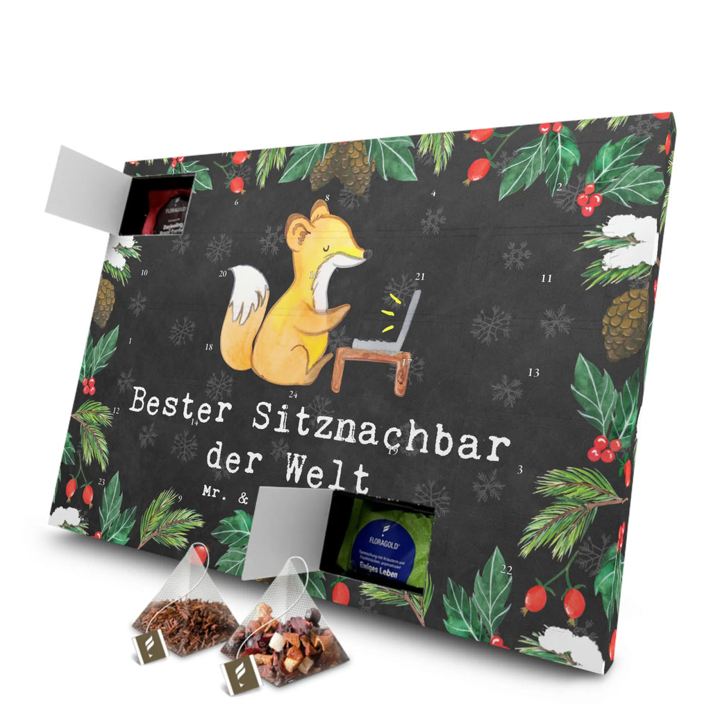  Fox Best seat neighbor in the world Adventskalender mit Tee, Adventskalender, Tee Adventskalender, Geschenkidee, Geschenk, Schenken, Mitbringsel, Geburtstag, Geburtstagsgeschenk, für, Danke, Dankeschön, Bedanken, Freude machen, Geschenktipp, Uni, Mitschüler, Stuhlnachbar, Tischnachbar, Sitznachbar, Mitstudent, Nachbar, Hochschule, Universität, Schule, Kommilitone, Seminar