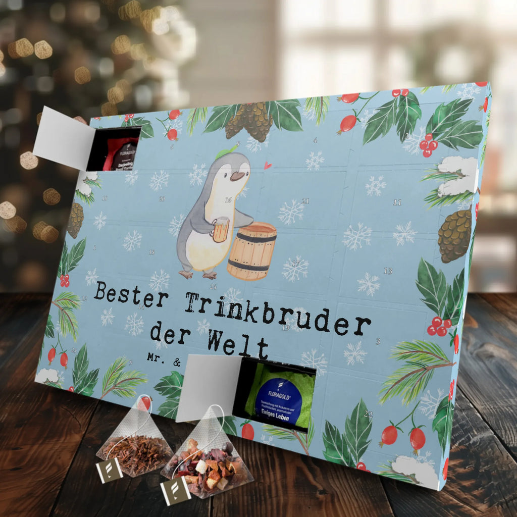  penguin Best drinking brother in the world Adventskalender mit Tee, Adventskalender, Tee Adventskalender, Geschenkidee, Geschenk, Schenken, Mitbringsel, Geburtstag, Geburtstagsgeschenk, für, Danke, Dankeschön, Bedanken, Freude machen, Geschenktipp, Saufkumpane, Party, Kumpane, Trinkkumpel, Trinkbruder, Kumpel, Kleinigkeit, Trinken