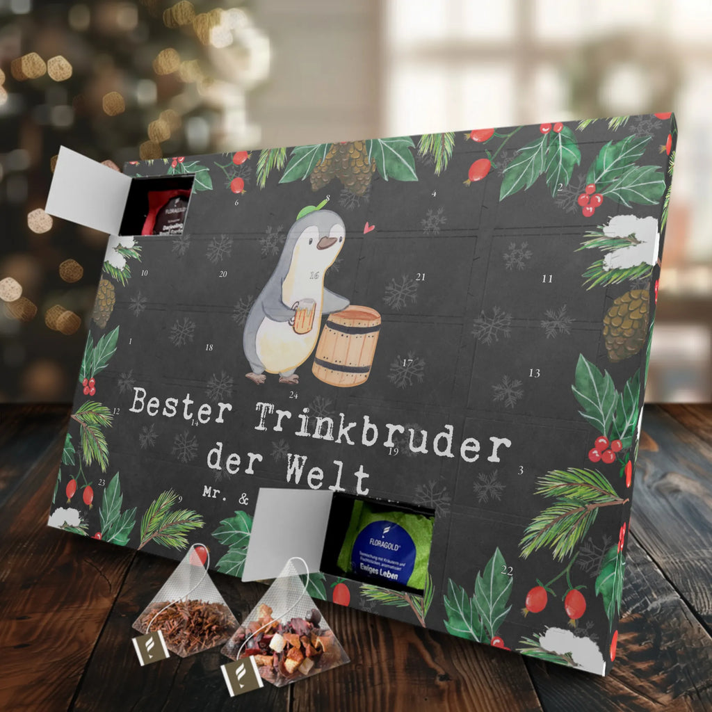  penguin Best drinking brother in the world Adventskalender mit Tee, Adventskalender, Tee Adventskalender, Geschenkidee, Geschenk, Schenken, Mitbringsel, Geburtstag, Geburtstagsgeschenk, für, Danke, Dankeschön, Bedanken, Freude machen, Geschenktipp, Saufkumpane, Party, Kumpane, Trinkkumpel, Trinkbruder, Kumpel, Kleinigkeit, Trinken
