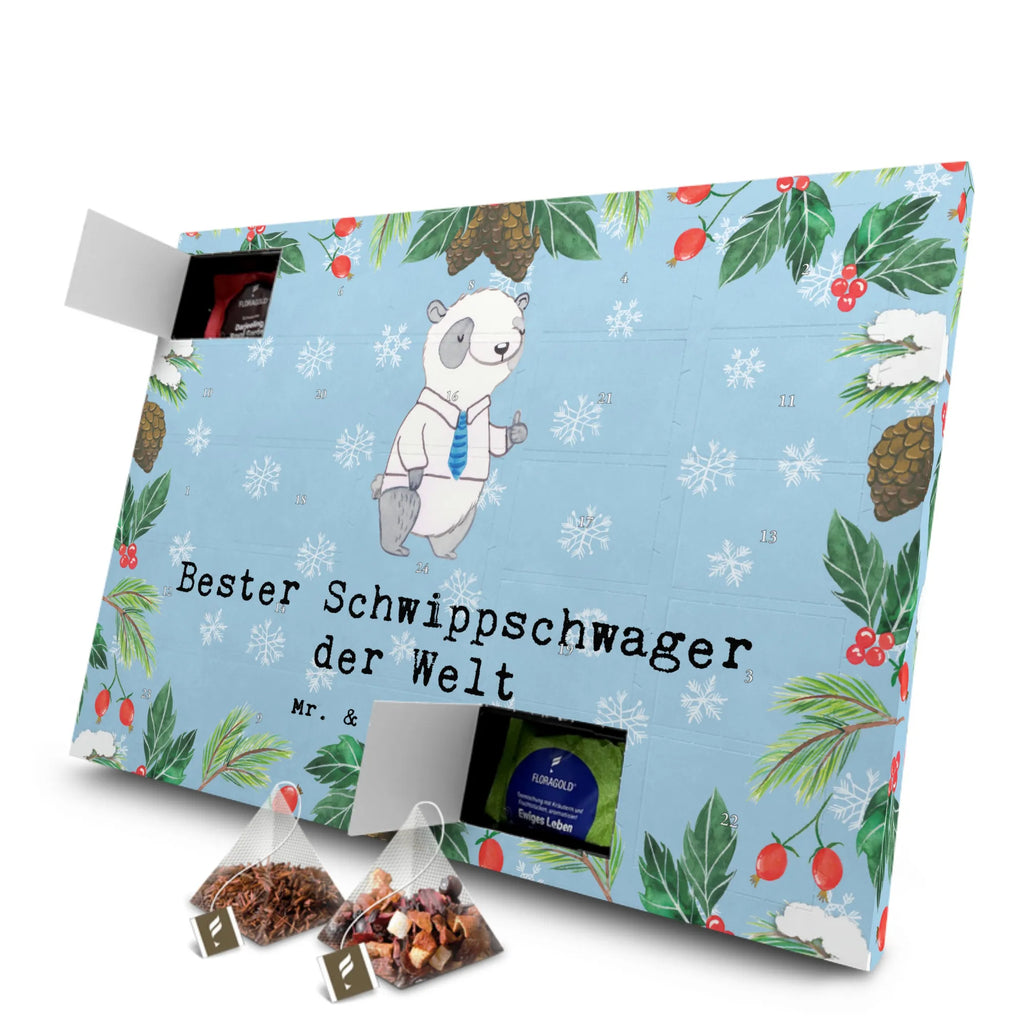 Tee Adventskalender Panda Bester Schwippschwager der Welt Adventskalender mit Tee, Tee Adventskalender, Adventskalender, Geschenkidee, Geschenk, Schenken, Mitbringsel, Geburtstag, Geburtstagsgeschenk, für, Danke, Dankeschön, Bedanken, Freude machen, Geschenktipp, Schwager, Schwipschwager, Familie, Angeheiratet, Verwandtschaft, Schwippschwager, Schwager Des Ehepartners, Schwibschwager