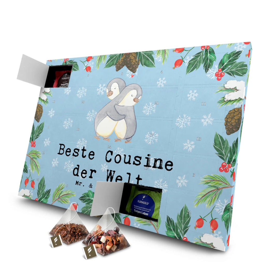  penguin best cousin in the world Adventskalender mit Tee, Tee Adventskalender, Adventskalender, Geschenkidee, Geschenk, Schenken, Mitbringsel, Geburtstag, Geburtstagsgeschenk, für, Danke, Dankeschön, Bedanken, Freude machen, Geschenktipp, Kusine, Verwandtschaft, Tochter von Tante, Kousine, Familie, Cousinchen, Cousine, Tochter von Onkel, Cousin