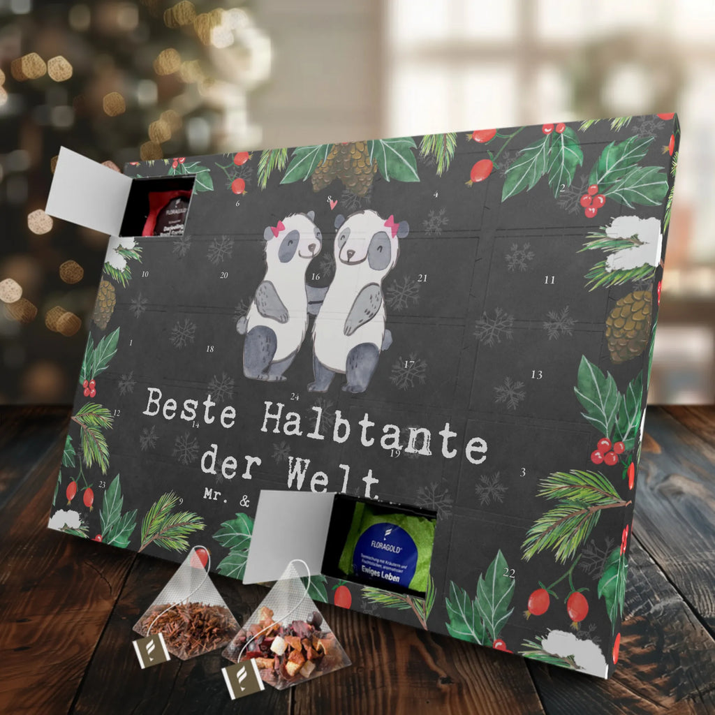  Panda Najlepsza ciocia na świecie Adventskalender, Adventskalender mit Tee, Tee Adventskalender, Geschenkidee, Geschenk, Schenken, Mitbringsel, Geburtstag, Geburtstagsgeschenk, für, Danke, Dankeschön, Bedanken, Freude machen, Geschenktipp, Tante, Familie, Stiefgeschwister, Beste Tante, Stieftante, Stief, Kleinigkeit, Halbtante