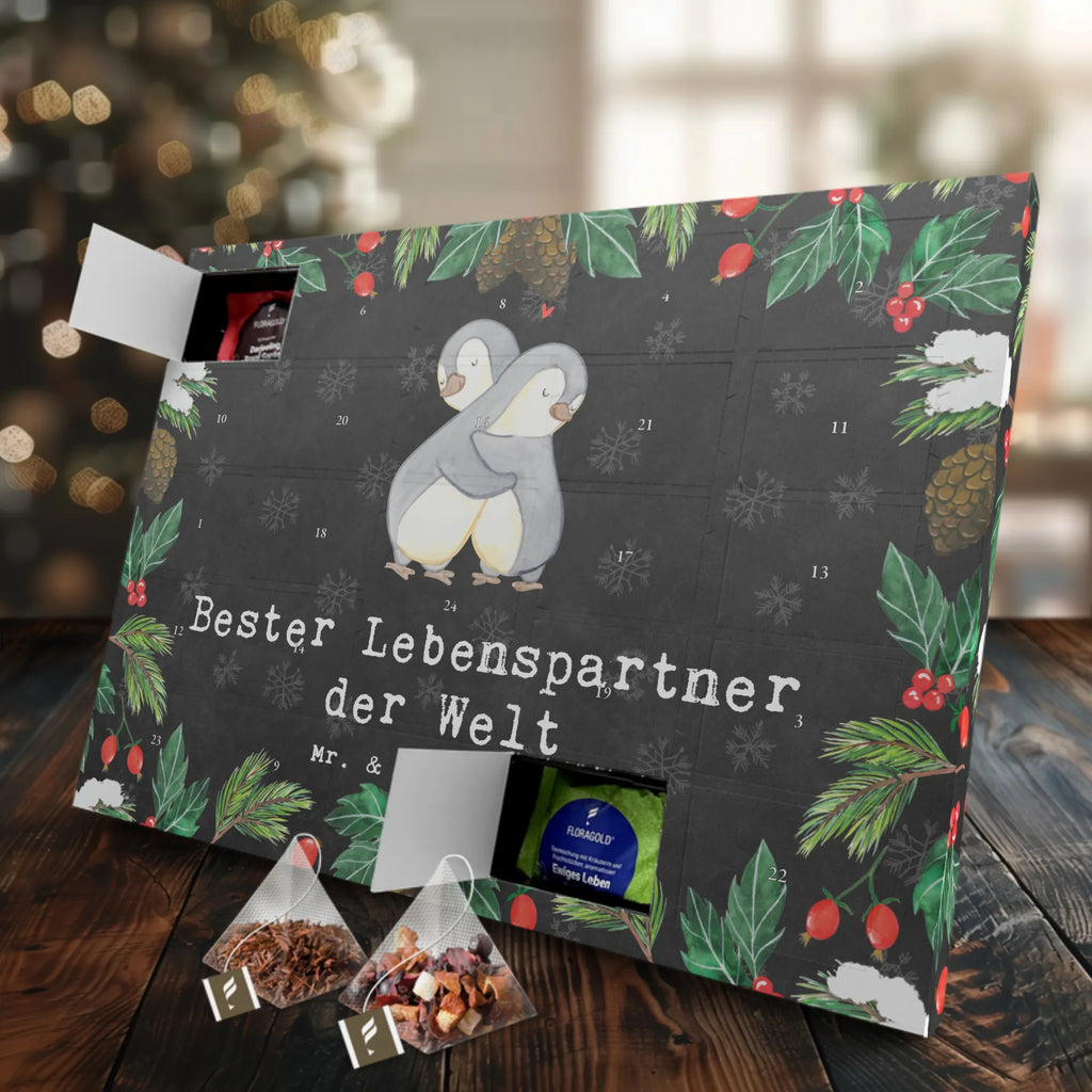  penguin Best life partner in the world Tee Adventskalender, Adventskalender mit Tee, Adventskalender, Geschenkidee, Geschenk, Schenken, Mitbringsel, Geburtstag, Geburtstagsgeschenk, für, Danke, Dankeschön, Bedanken, Freude machen, Geschenktipp, Ehemann, Ehepartner, Freundin, Hochzeitstag, Ehefrau, Liebe, Lebenspartner, Verliebt, Partner, Freund