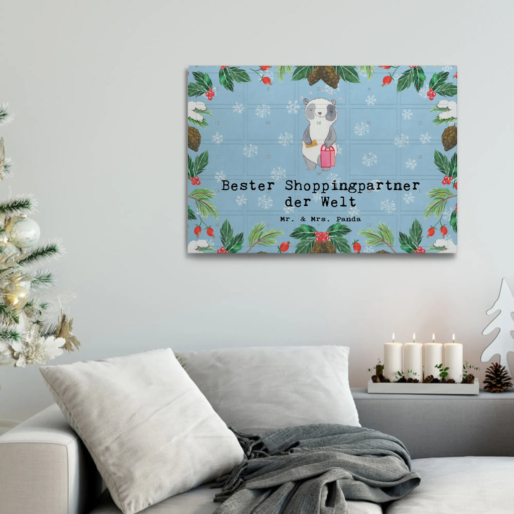  Panda Najlepszy partner zakupowy na świecie Adventskalender mit Tee, Adventskalender, Tee Adventskalender, Geschenkidee, Geschenk, Schenken, Mitbringsel, Geburtstag, Geburtstagsgeschenk, für, Danke, Dankeschön, Bedanken, Freude machen, Geschenktipp, Shoppen, Shopping-Queen, Shopping, Bester, Queen, Partner, Freundin, Bff, Begleitung, Freund, Einkaufen, Shoppingpartner