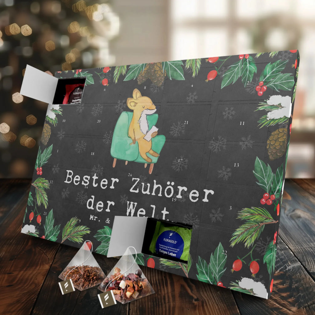 Tee Adventskalender Fuchs Bester Zuhörer der Welt Tee Adventskalender, Adventskalender, Adventskalender mit Tee, Geschenkidee, Geschenk, Schenken, Mitbringsel, Geburtstag, Geburtstagsgeschenk, für, Danke, Dankeschön, Bedanken, Freude machen, Geschenktipp, Offenes Ohr, Freundin, Zuhörer, Freund, Hilfsbereit, Hilfe