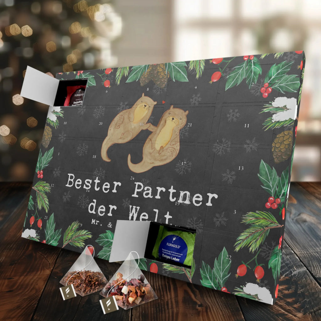 Tee Adventskalender Otter Bester Partner der Welt Adventskalender mit Tee, Tee Adventskalender, Adventskalender, Geschenkidee, Geschenk, Schenken, Mitbringsel, Geburtstag, Geburtstagsgeschenk, für, Danke, Dankeschön, Bedanken, Freude machen, Geschenktipp, Ehemann. Freundin, Frau, Ehepartner, Paar, Freund, Mann, Liebe, Partner, Lebensgefährte, Ehefrau