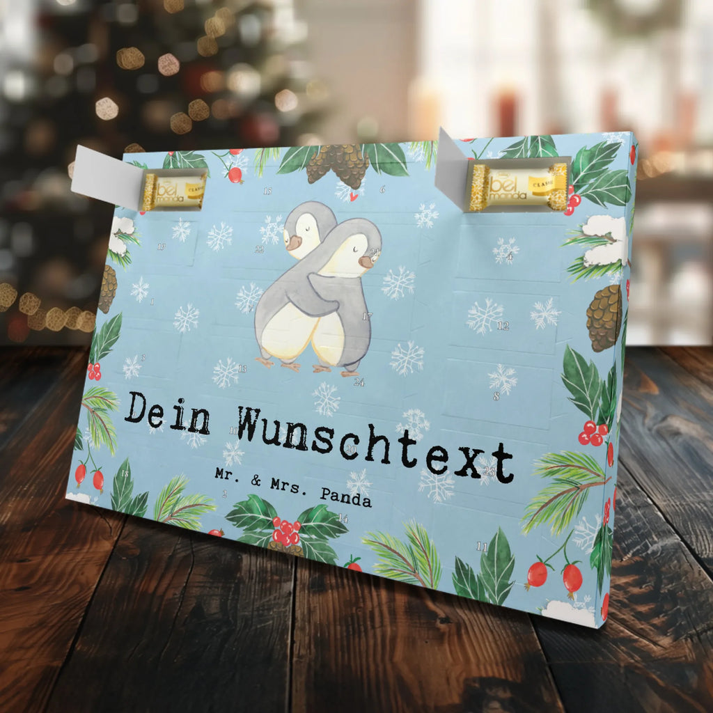 Personalisierter Marzipan Adventskalender Pinguin Bester Lebenspartner der Welt Personalisierter Marzipan Adventskalender, für, Dankeschön, Geschenk, Schenken, Geburtstag, Geburtstagsgeschenk, Geschenkidee, Danke, Bedanken, Mitbringsel, Freude machen, Geschenktipp, verliebt, Lebenspartner, Ehepartner, Freund, Hochzeitstag, Ehemann, Freundin, Liebe, Partner, Ehefrau