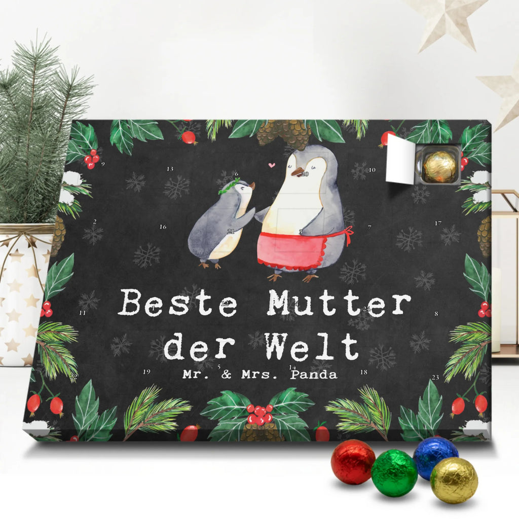 Chocolate advent calendar penguin best mom in the world gift, thank you, birthday present, giving, birthday, gift tip, make you happy, for, gift idea, Daughter, Best Mom, Best, Super Mom, Mother&#39;s Day, Son, Thank You, Mother