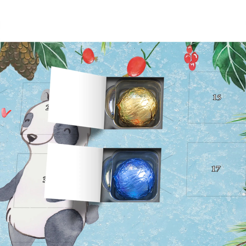 Chocolate advent calendar panda best dad in the world gift, birthday, gift idea, birthday present, giving, thank you, for, make you happy, gift tip, gift father, best, Father, little thing, man, parents