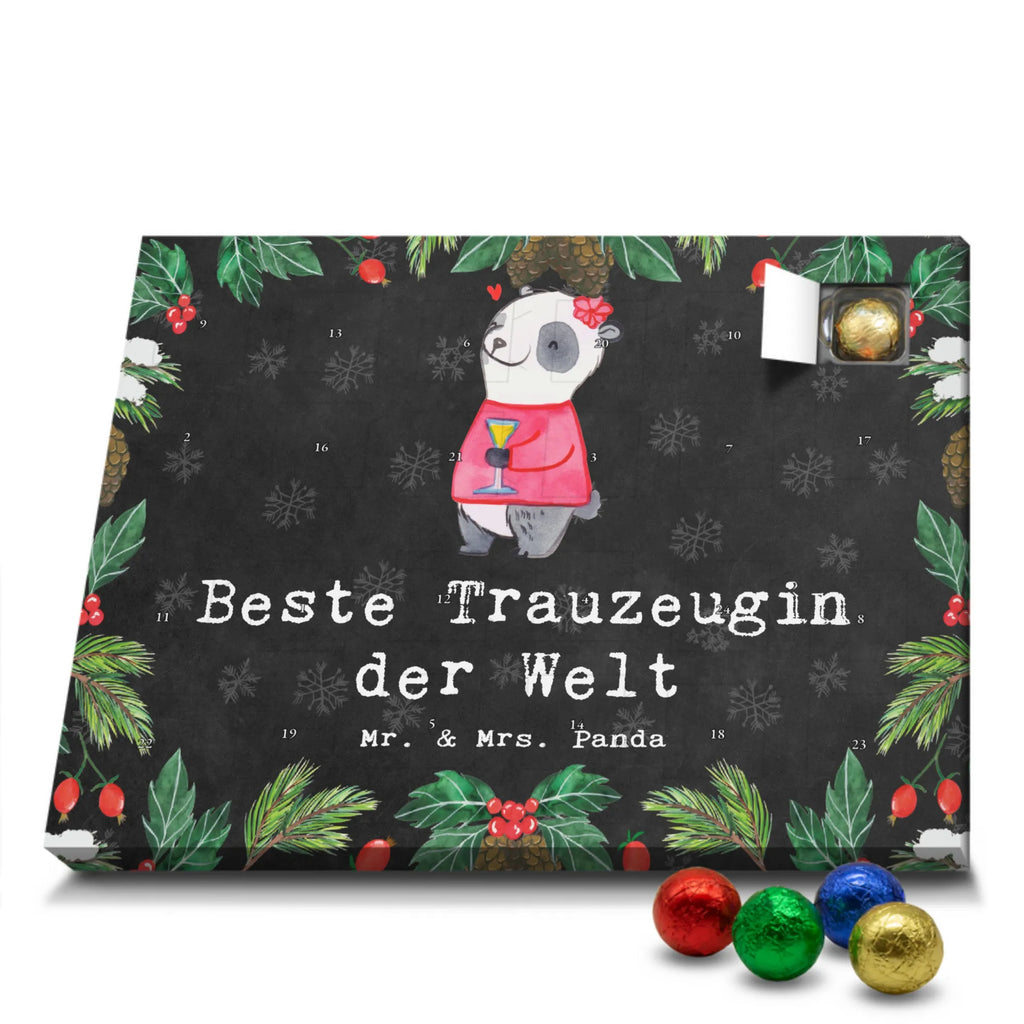 Chocolate advent calendar panda Best Maid of Honor in the World gift, birthday, gift idea, birthday present, giving, thank you, for, make you happy, gift tip, wedding ceremony, girlfriend, church, bride, registry office, wedding, marriage, witness, Maid of honor