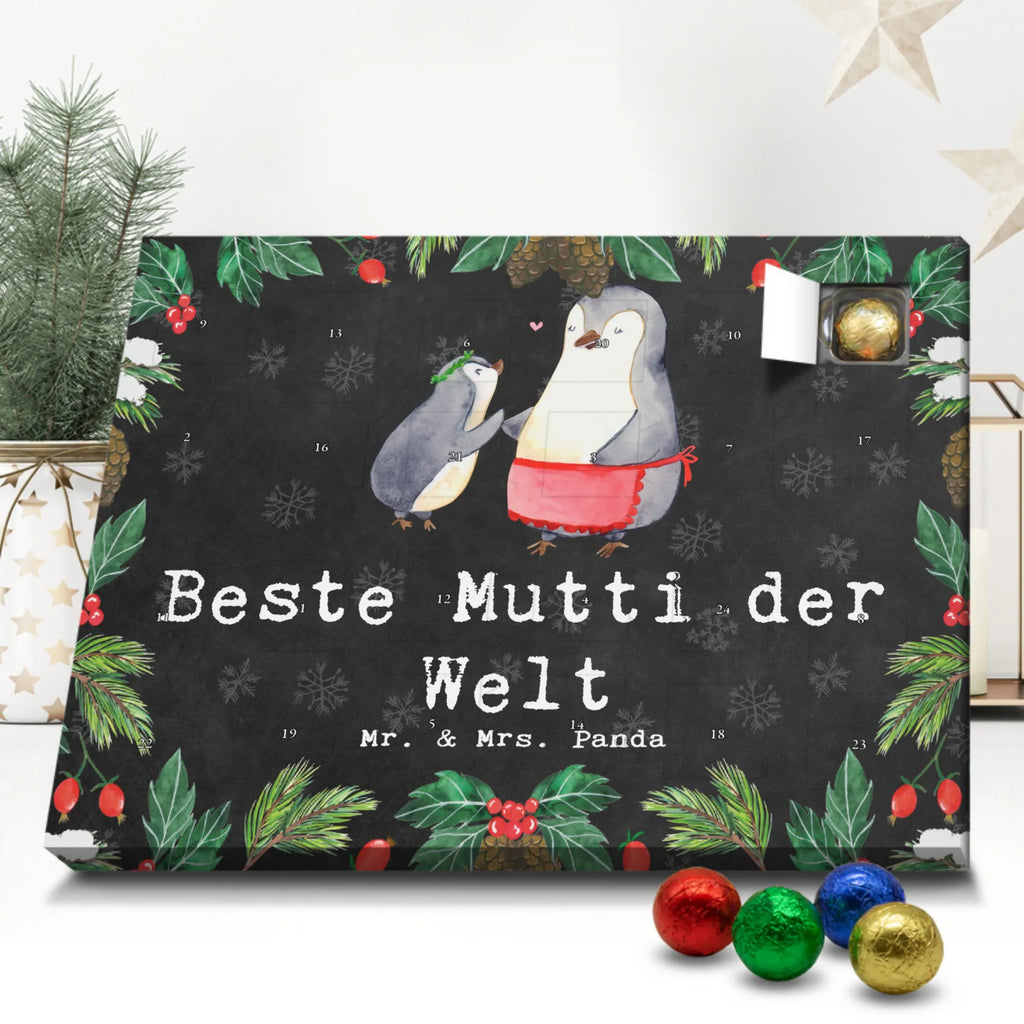 Chocolate advent calendar penguin Best mom in the world gift, thank you, birthday present, giving, birthday, gift tip, make you happy, for, gift idea, Thank You, Super Mom, Best Mom, Mother&#39;s Day, Daughter, Mother, Best, Son