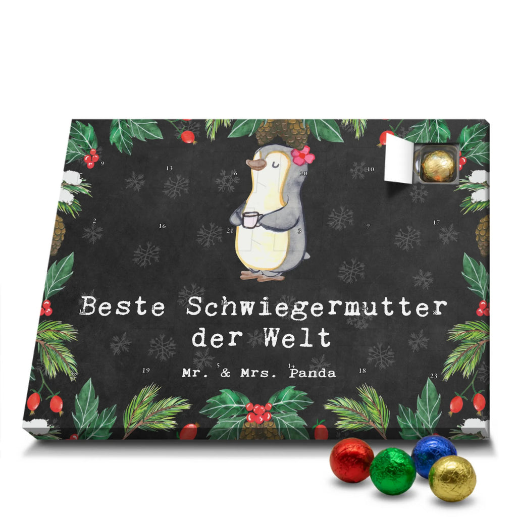 Chocolate advent calendar penguin Best mother in law in the world gift, birthday, gift idea, birthday present, giving, thank you, for, make you happy, gift tip, spouse&#39;s mother, mother, by marriage, parents-in-law, Mother-in-law
