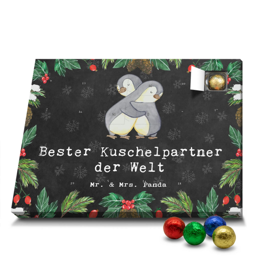 Chocolate advent calendar penguin Best cuddle partner in the world gift, birthday, gift idea, birthday present, giving, thank you, for, make you happy, gift tip, Life Partner, In Love, Cuddle, Husband, Boyfriend, Wedding Anniversary, Netflix, Spouse, Girlfriend, Wife, Bed, Cuddle Partner