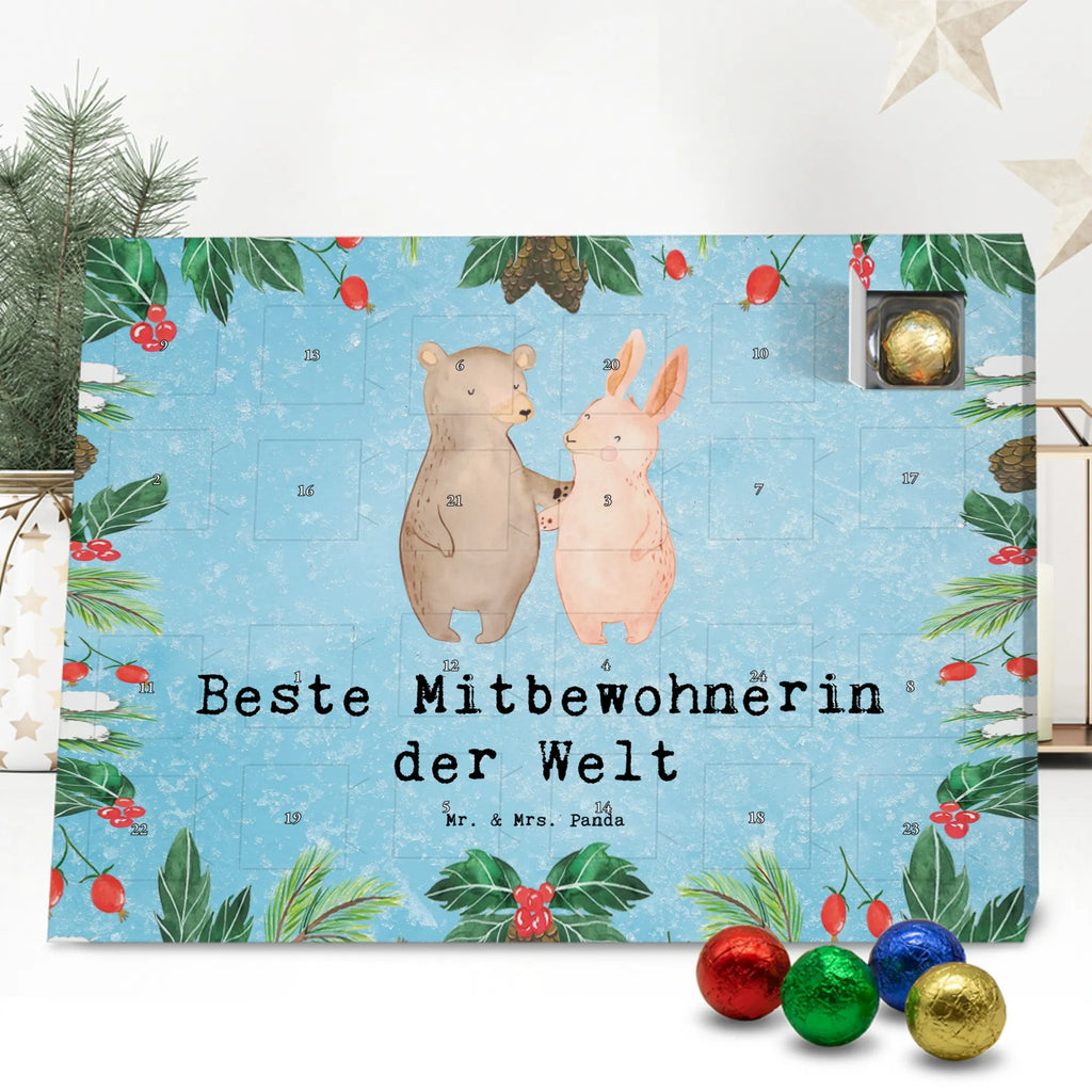 Chocolate advent calendar Hare Best roommate in the world gift, birthday, gift idea, birthday present, giving, thank you, for, make you happy, gift tip, flat share resident, Roommate, flat share