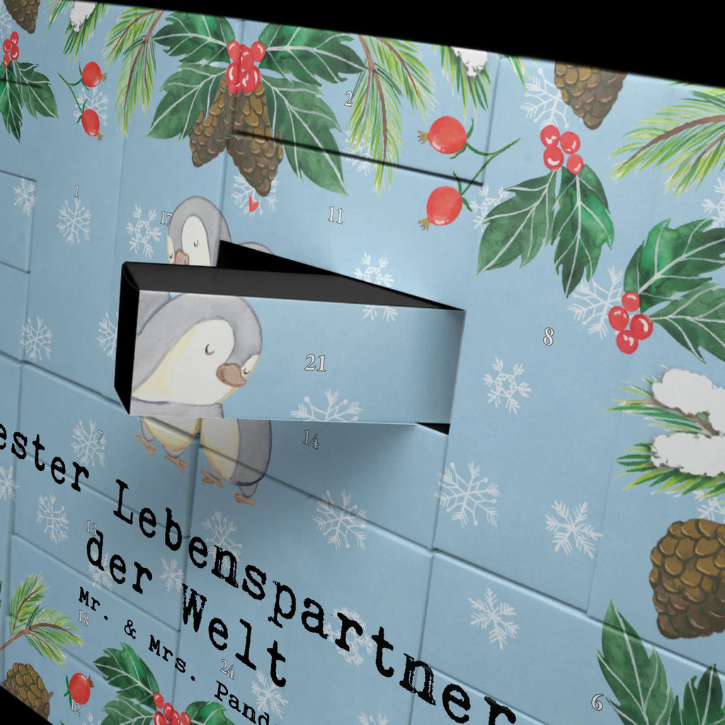 Befüllbarer Adventskalender Pinguin Bester Lebenspartner der Welt Adventskalender zum selbst befüllen, Befüllbarer Adventskalender, für, Dankeschön, Geschenk, Schenken, Geburtstag, Geburtstagsgeschenk, Geschenkidee, Danke, Bedanken, Mitbringsel, Freude machen, Geschenktipp, Lebenspartner, Hochzeitstag, Freundin, Ehefrau, Ehemann, Ehepartner, Freund, verliebt, Liebe, Partner