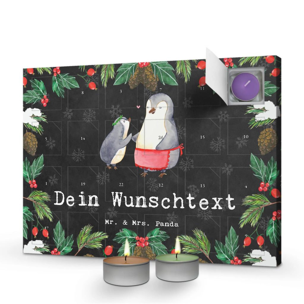 Personalisierter Duftkerzen Adventskalender Pinguin Beste Mutter der Welt Personalisierter Duftkerzen Adventskalender, Geschenkidee, Geschenk, Schenken, Mitbringsel, Geburtstag, Geburtstagsgeschenk, für, Danke, Dankeschön, Bedanken, Freude machen, Geschenktipp, Beste Mama, Supermama, Ma, Mami, Sohn, Muttertag, Tochter, Mutter, Mutti, Beste, Mama