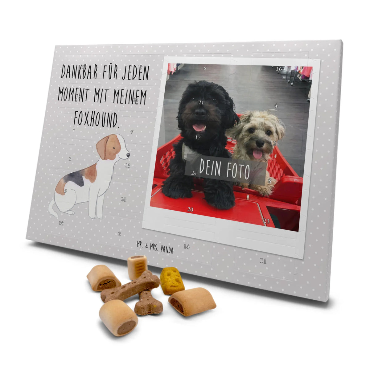  Foxhound Chwila Foto-Weihnachtskalender Hund, Adventskalender mit Hundefoto, Hundeadventskalender mit Foto, Personalisierter Foto-Adventskalender, Fotokalender Hund, Adventskalender Hund mit Foto, Hunderasse, Rassehund, Hundebesitzer, Tierfreund, Welpe, Hund, Schenken, Geschenk, Foxhound, Laufhund, Jagdhund