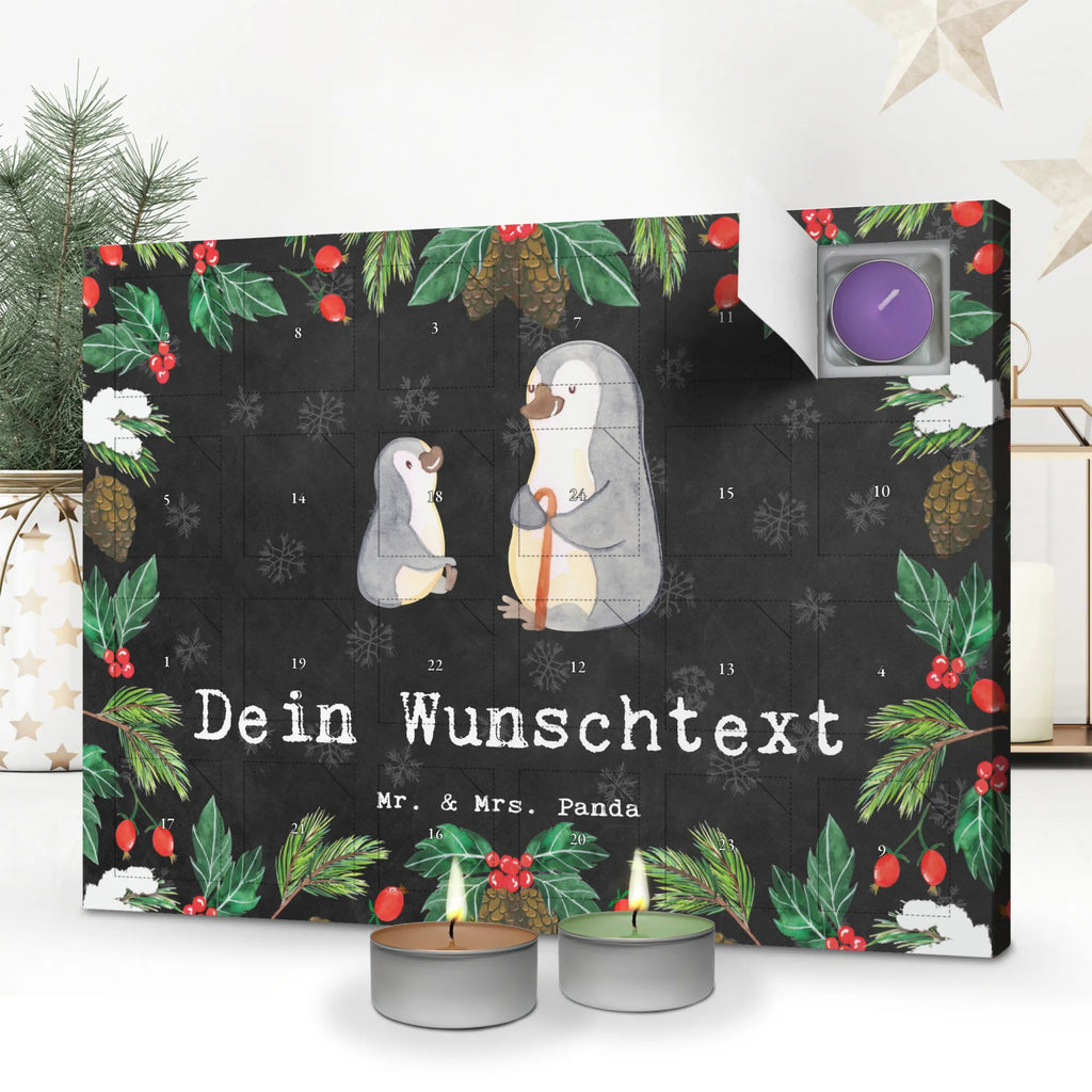 Personalisierter Duftkerzen Adventskalender Pinguin Bester Großvater der Welt Personalisierter Duftkerzen Adventskalender, Geschenkidee, Geschenk, Schenken, Mitbringsel, Geburtstag, Geburtstagsgeschenk, für, Danke, Dankeschön, Bedanken, Freude machen, Geschenktipp, Enkel, Oppi, Opi. Großpapa, Enkelin, Kleinigkeit, Grossvater, Großvater, Bester, Oppa, Opa, Enkelkind, Großeltern
