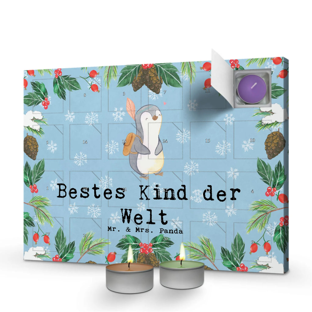Scented candle advent calendar penguin best kid in the world for, thank you, gift, giving, birthday, birthday present, gift idea, souvenir, make you happy, gift tip, kiddy, best, daughter, darling, kids, son, offspring, kid, child, children, christening, birth