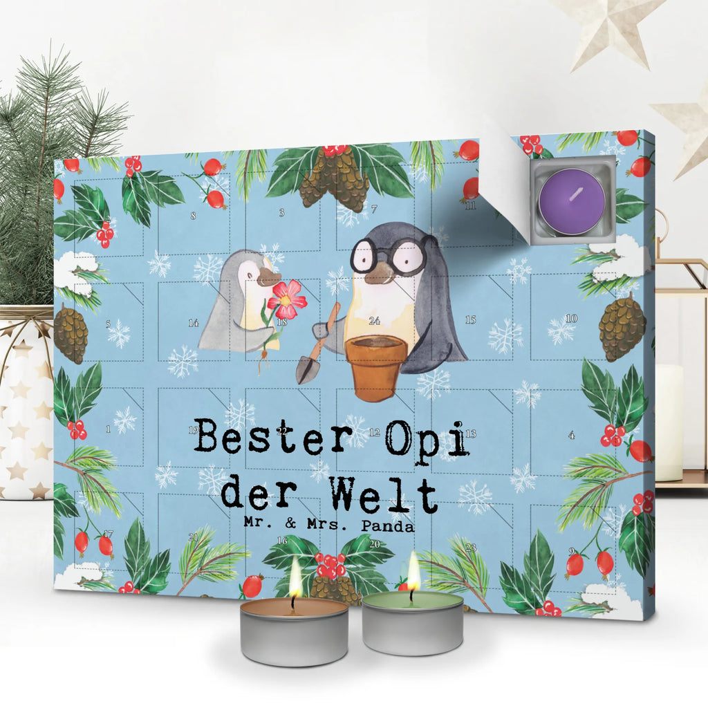 Scented candle advent calendar penguin Best grandpa in the world for, thank you, gift, giving, birthday, birthday present, gift idea, souvenir, make you happy, gift tip, best, grandpa, Grandfather, grandpa. Grandpa, grandparents, grandfather, little thing, nephew, niece