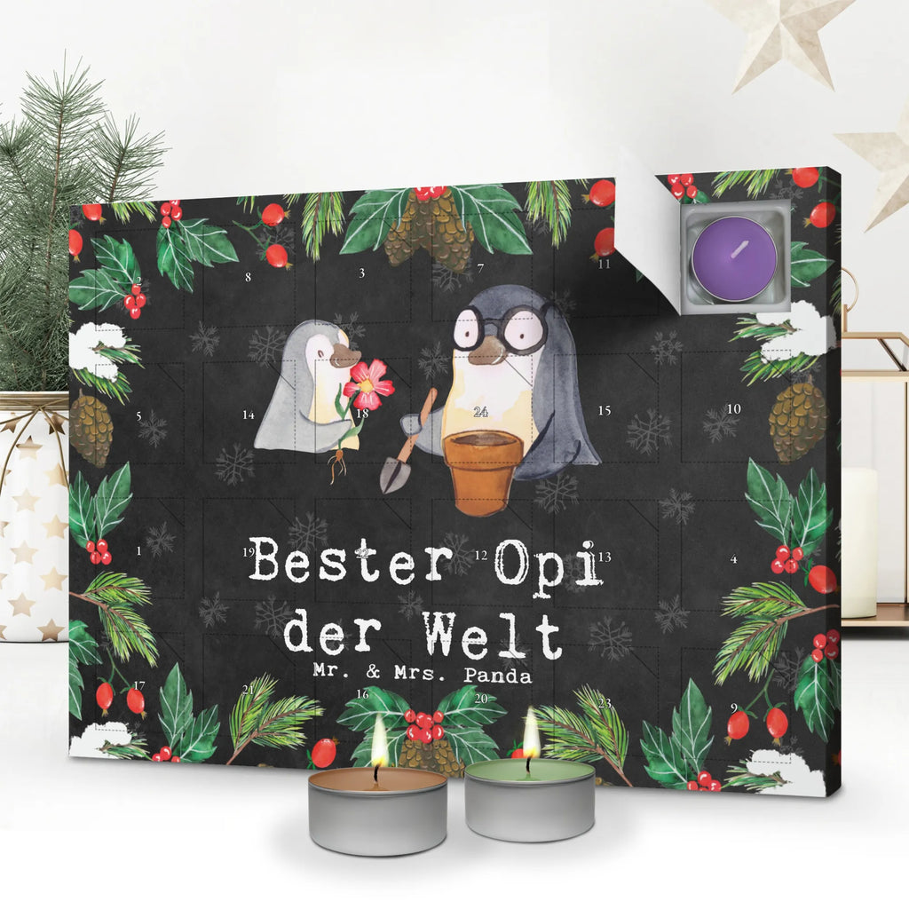 Scented candle advent calendar penguin Best grandpa in the world for, thank you, gift, giving, birthday, birthday present, gift idea, souvenir, make you happy, gift tip, best, grandpa, Grandfather, grandpa. Grandpa, grandparents, grandfather, little thing, nephew, niece