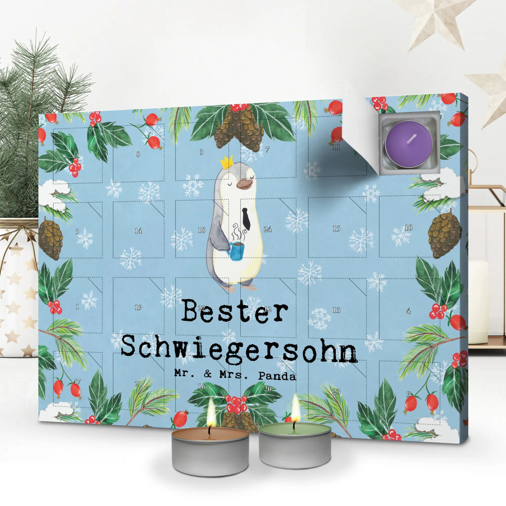Scented candle advent calendar penguin Best son in law for, thank you, gift, giving, birthday, birthday present, gift idea, souvenir, make you happy, gift tip, wedding, daughter, son&#39;s wife, wife, Son-in-law, by marriage, marriage