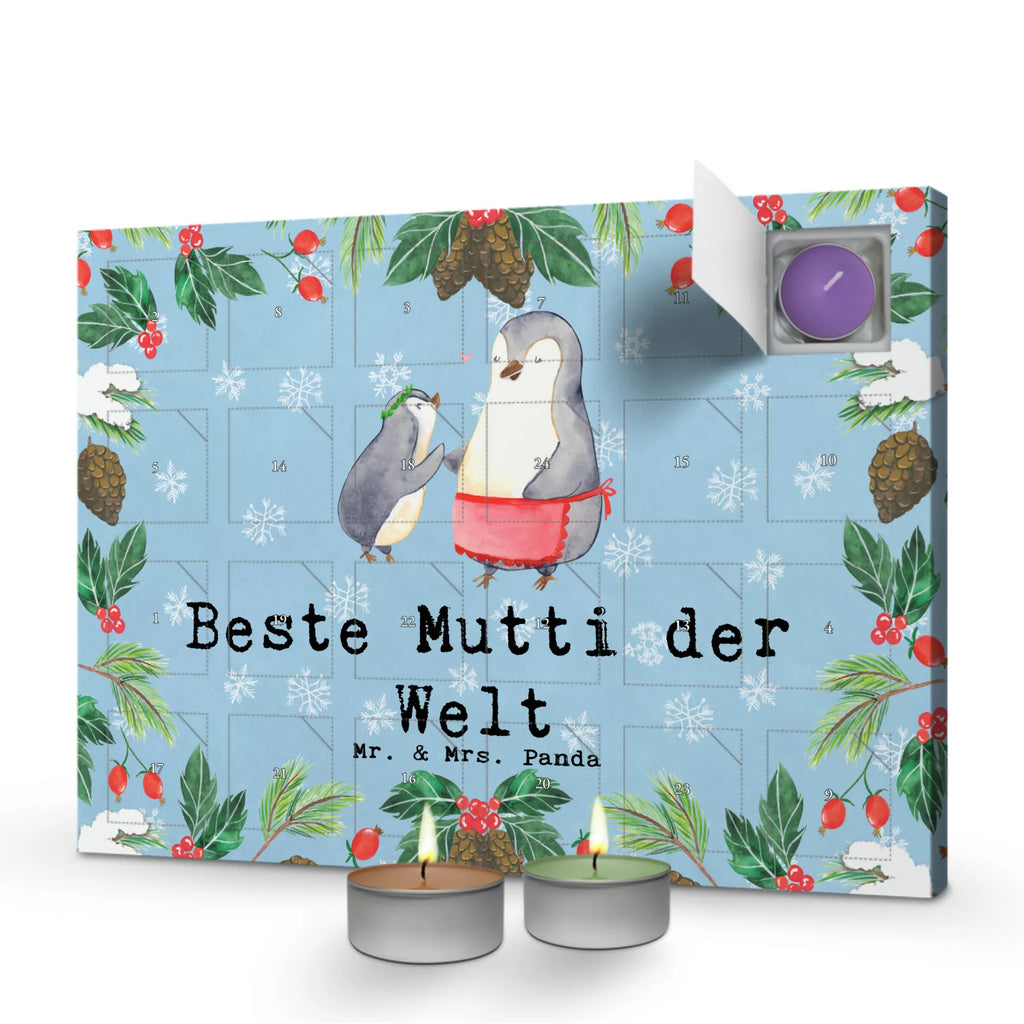 Scented candle advent calendar penguin Best mom in the world for, thank you, gift, giving, birthday, birthday present, gift idea, souvenir, make you happy, gift tip, Ma, Best Mom, Best, Son, Daughter, Mother, Super Mom, Thank You, Mother&#39;s Day, Mutti, Mommy, Mama