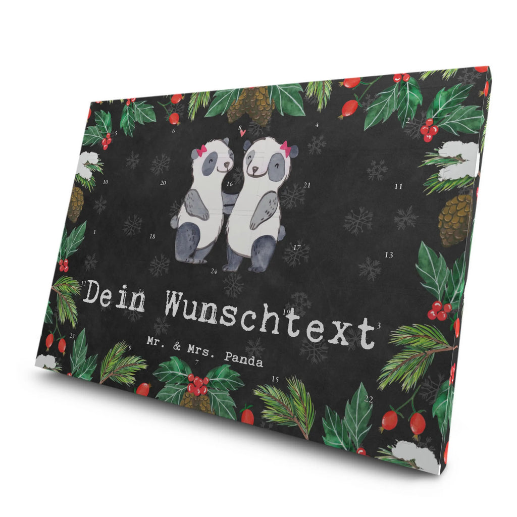  panda Best blood sister in the world Personalisierter Tee Adventskalender, Geschenkidee, Geschenk, Schenken, Mitbringsel, Geburtstag, Geburtstagsgeschenk, für, Danke, Dankeschön, Bedanken, Freude machen, Geschenktipp, Kleinigkeit, Liebe, Bae, Schwester, Blutsschwester, Schwestern, Freundin, Schwesterherz, Familie, Sister, Blutsgeschwister, Tochter, Beste, Geschwister