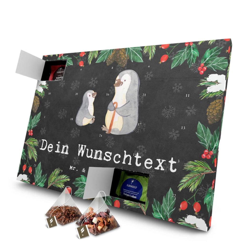 Personalisierter Tee Adventskalender Pinguin Bester Großvater der Welt Personalisierter Tee Adventskalender, Geschenkidee, Geschenk, Schenken, Mitbringsel, Geburtstag, Geburtstagsgeschenk, für, Danke, Dankeschön, Bedanken, Freude machen, Geschenktipp, Enkelkind, Opa, Enkel, Bester, Großvater, Kleinigkeit, Großeltern, Grossvater, Oppi, Enkelin, Oppa, Opi. Großpapa