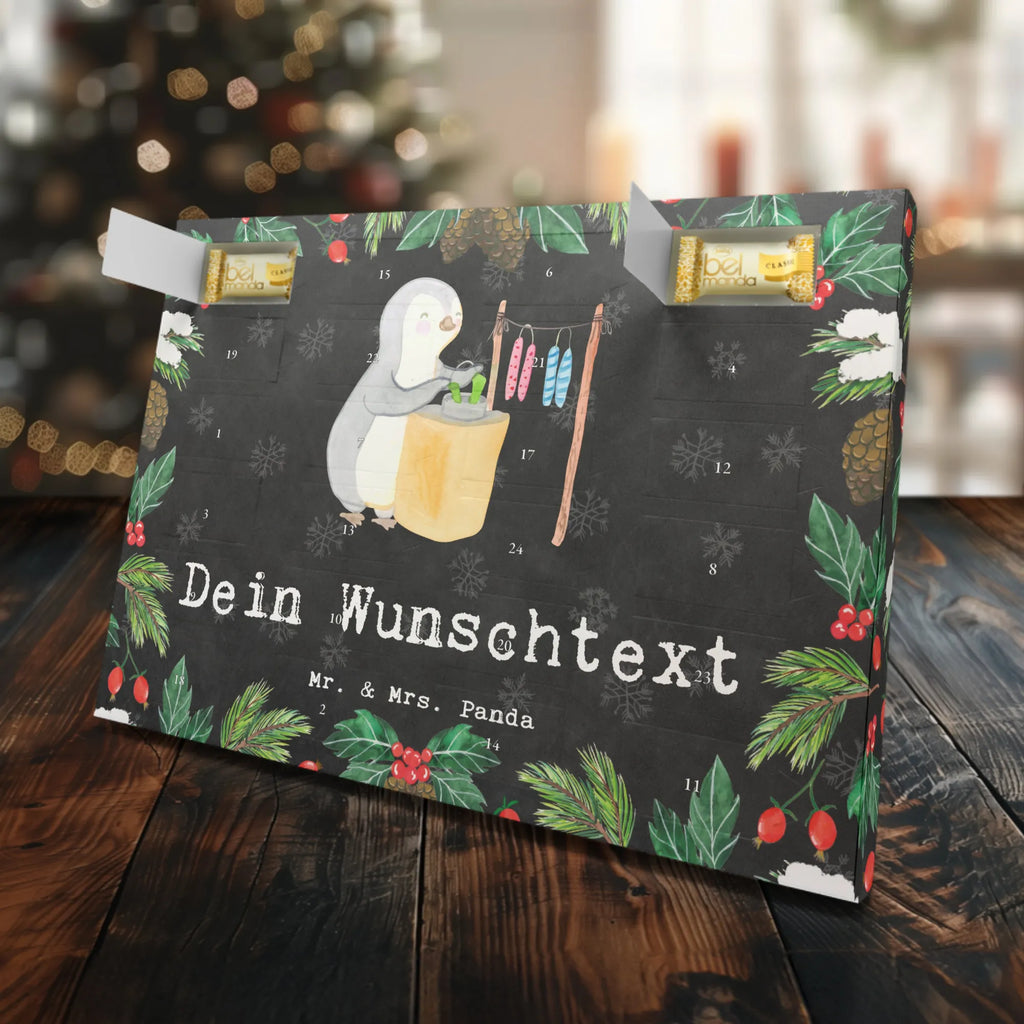 Personalisierter Marzipan Adventskalender Pinguin Kerzenziehen Personalisierter Marzipan Adventskalender, Geschenk, Sport, Sportart, Hobby, Schenken, Danke, Dankeschön, Auszeichnung, Gewinn, Sportler, Kerzen ziehen. DIY, Deko basteln, Kerzenziehen
