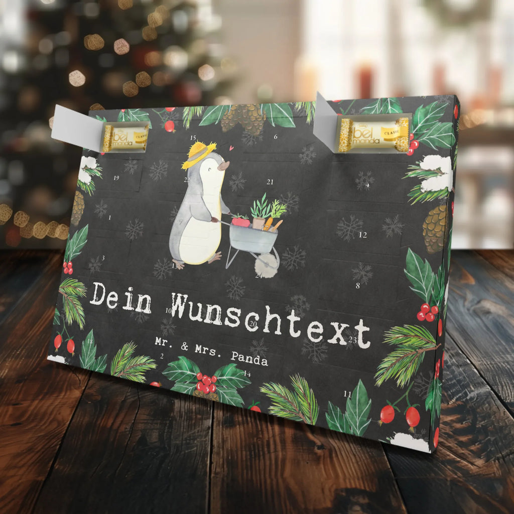 Personalisierter Marzipan Adventskalender Pinguin Gartenarbeit Personalisierter Marzipan Adventskalender, Geschenk, Sport, Sportart, Hobby, Schenken, Danke, Dankeschön, Auszeichnung, Gewinn, Sportler, Gartenpflege, Gartenarbeit, Urban gardening, Gärtnern