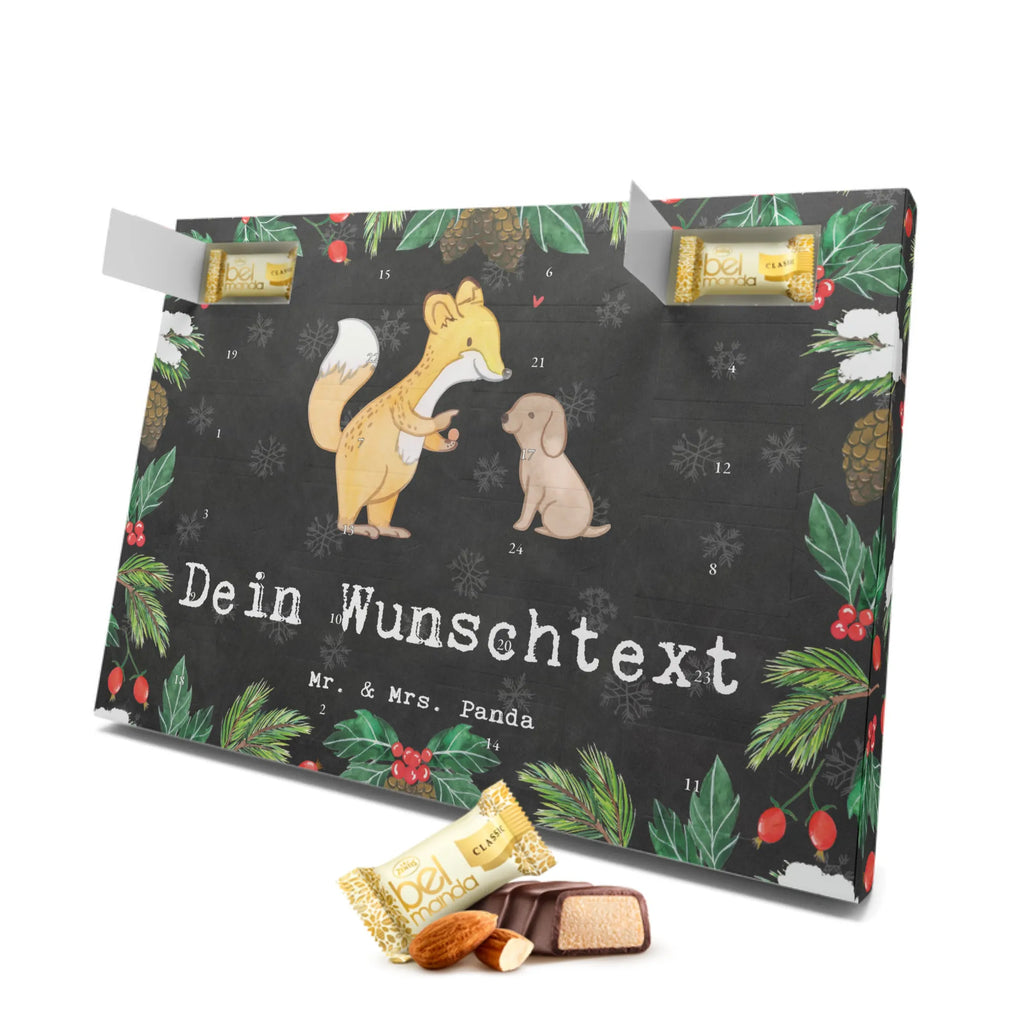 Personalisierter Marzipan Adventskalender Fuchs Hundetraining Personalisierter Marzipan Adventskalender, Geschenk, Sport, Sportart, Hobby, Schenken, Danke, Dankeschön, Auszeichnung, Gewinn, Sportler, Hundeerziehung, Hundetraining, Hundeprüfung, Welpenschule, Hundeschule