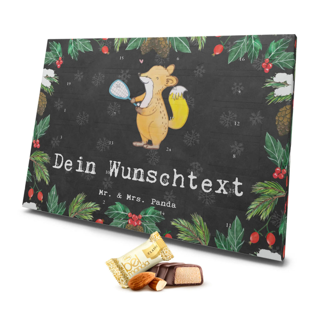 Personalisierter Marzipan Adventskalender Fuchs Squash spielen Personalisierter Marzipan Adventskalender, Geschenk, Sport, Sportart, Hobby, Schenken, Danke, Dankeschön, Auszeichnung, Gewinn, Sportler, Squash spielen, Ballsport, Squashhalle