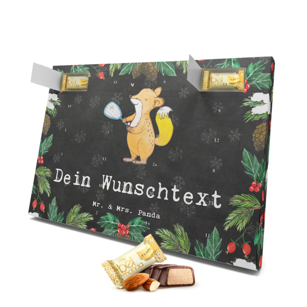 Personalisierter Marzipan Adventskalender Fuchs Squash spielen Personalisierter Marzipan Adventskalender, Geschenk, Sport, Sportart, Hobby, Schenken, Danke, Dankeschön, Auszeichnung, Gewinn, Sportler, Squash spielen, Ballsport, Squashhalle