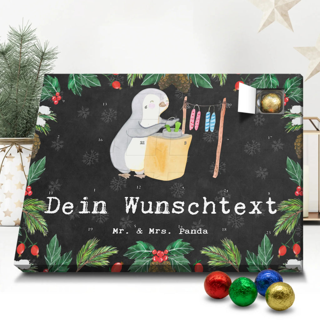 Adventskalender mit Namen Pinguin Kerzenziehen Personalisierter Adventskalender, Adventskalender mit Namen, Sportart, Geschenk, Hobby, Danke, Dankeschön, Auszeichnung, Gewinn, Sportler, Sport, Schenken, Deko Basteln, Kerzenziehen, Kerzen Ziehen. DIY