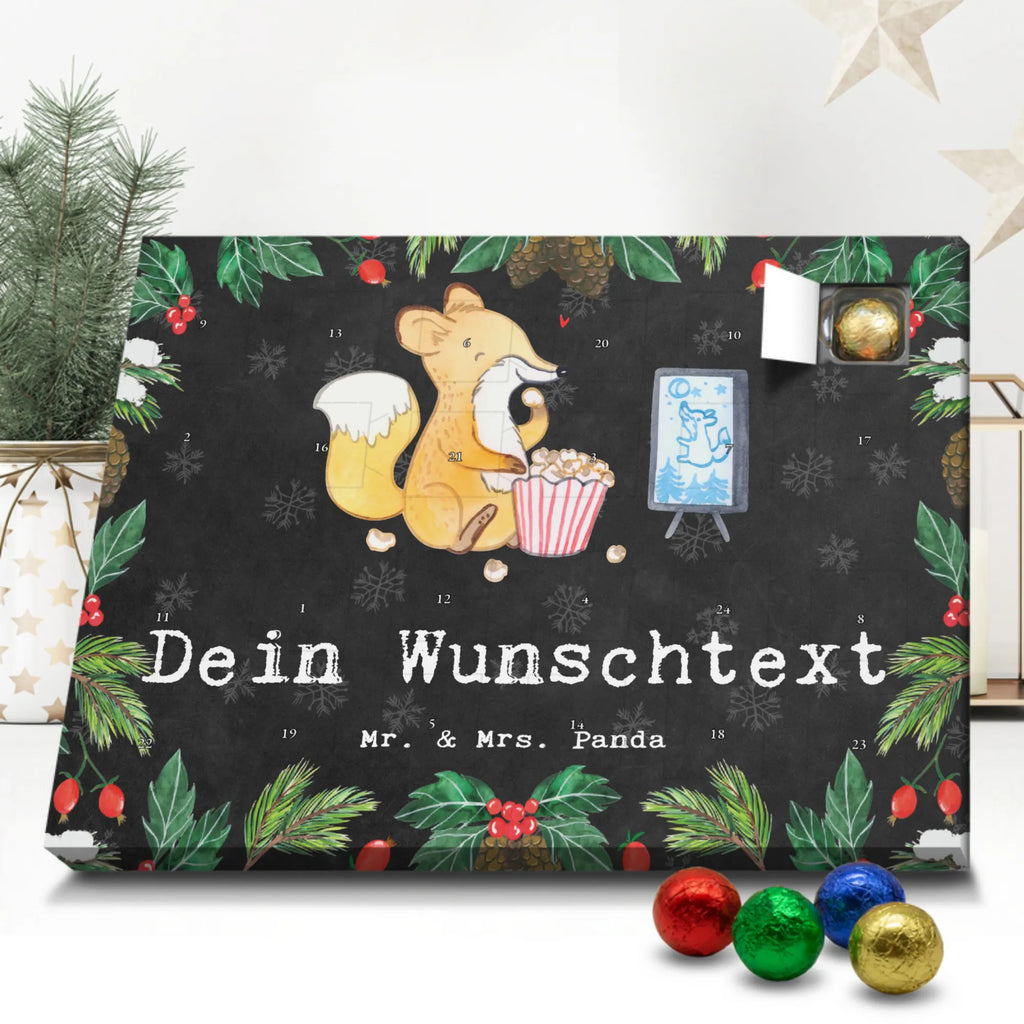 Adventskalender mit Namen Fuchs Filme gucken Personalisierter Adventskalender, Adventskalender mit Namen, Schenken, Sport, Sportart, Hobby, Danke, Dankeschön, Auszeichnung, Gewinn, Sportler, Geschenk, Kino, Filmabend, TV, Filme Gucken, Fernsehen