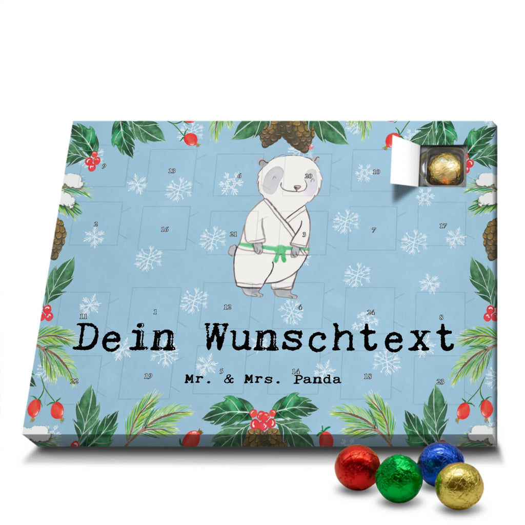 Adventskalender mit Namen Panda Jiu Jitsu Personalisierter Adventskalender, Adventskalender mit Namen, Sportart, Geschenk, Hobby, Danke, Dankeschön, Auszeichnung, Gewinn, Sportler, Sport, Schenken, Selbstverteidigung, Japanische Kampfkunst, Jiu Jitsu