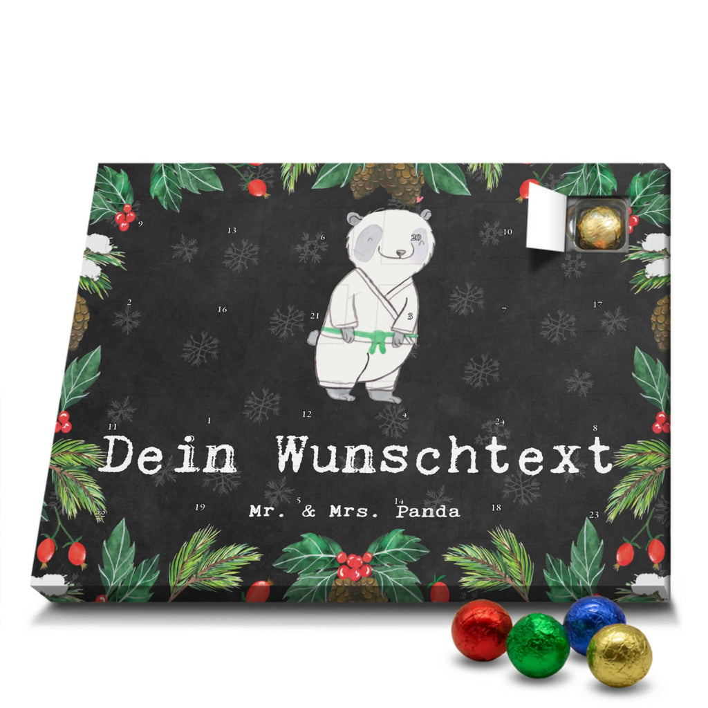 Adventskalender mit Namen Panda Jiu Jitsu Personalisierter Adventskalender, Adventskalender mit Namen, Sportart, Geschenk, Hobby, Danke, Dankeschön, Auszeichnung, Gewinn, Sportler, Sport, Schenken, Selbstverteidigung, Japanische Kampfkunst, Jiu Jitsu