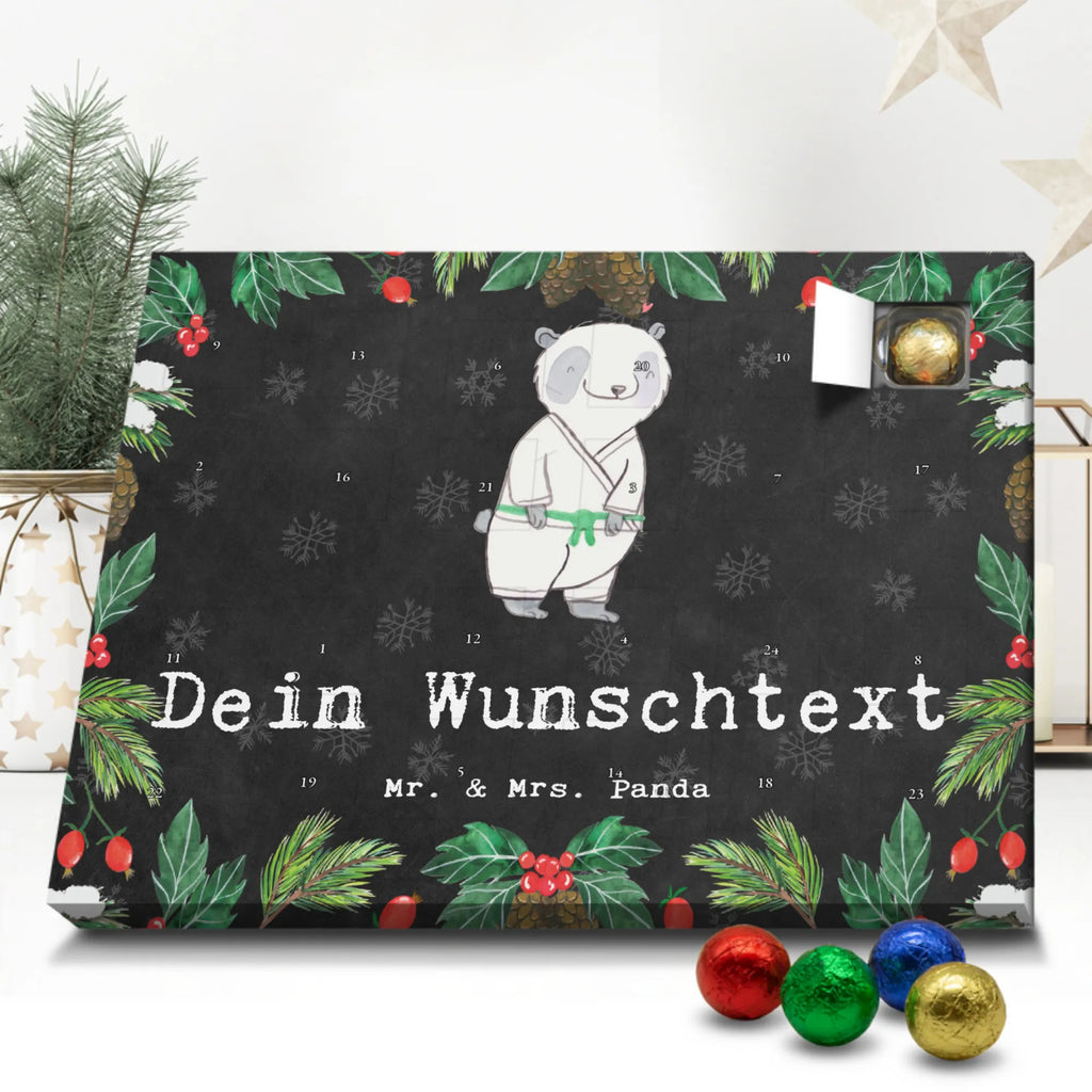 Adventskalender mit Namen Panda Jiu Jitsu Personalisierter Adventskalender, Adventskalender mit Namen, Sportart, Geschenk, Hobby, Danke, Dankeschön, Auszeichnung, Gewinn, Sportler, Sport, Schenken, Selbstverteidigung, Japanische Kampfkunst, Jiu Jitsu