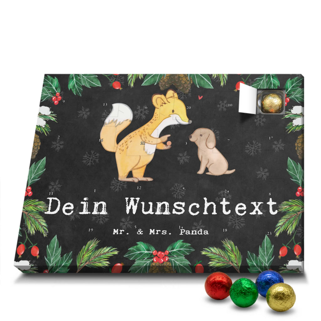 Adventskalender mit Namen Fuchs Hundetraining Personalisierter Adventskalender, Adventskalender mit Namen, Sportart, Geschenk, Hobby, Danke, Dankeschön, Auszeichnung, Gewinn, Sportler, Sport, Schenken, Hundeprüfung, Hundetraining, Hundeerziehung, Hundeschule, Welpenschule