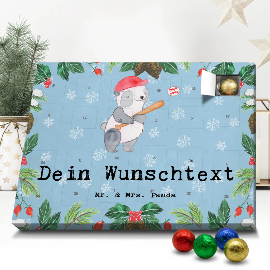 Adventskalender mit Namen Panda Baseball spielen Personalisierter Adventskalender, Adventskalender mit Namen, Sportart, Geschenk, Hobby, Danke, Dankeschön, Auszeichnung, Gewinn, Sportler, Sport, Schenken, Baseballverein, Ballsport, Baseball spielen, Baseballplatz, Baseball Match