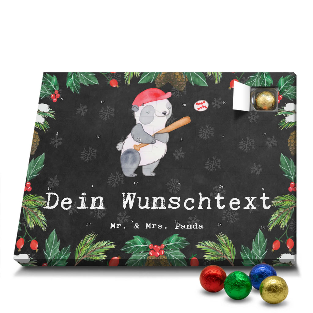 Adventskalender mit Namen Panda Baseball spielen Personalisierter Adventskalender, Adventskalender mit Namen, Sportart, Geschenk, Hobby, Danke, Dankeschön, Auszeichnung, Gewinn, Sportler, Sport, Schenken, Baseballverein, Ballsport, Baseball spielen, Baseballplatz, Baseball Match