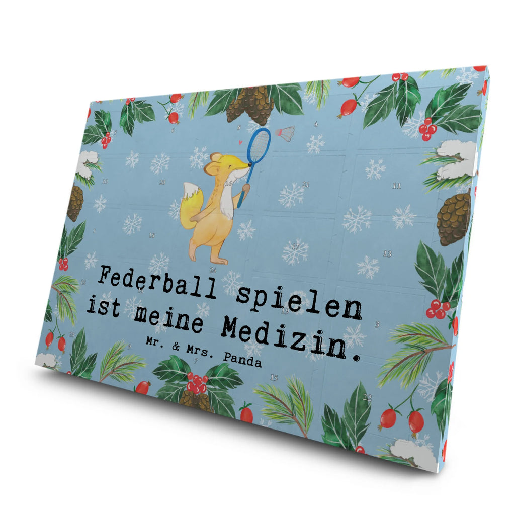 Tee Adventskalender Fuchs Federball spielen Adventskalender, Adventskalender mit Tee, Tee Adventskalender, Geschenk, Schenken, Sport, Sportart, Hobby, Danke, Dankeschön, Auszeichnung, Gewinn, Sportler, Federball spielen, Badminton