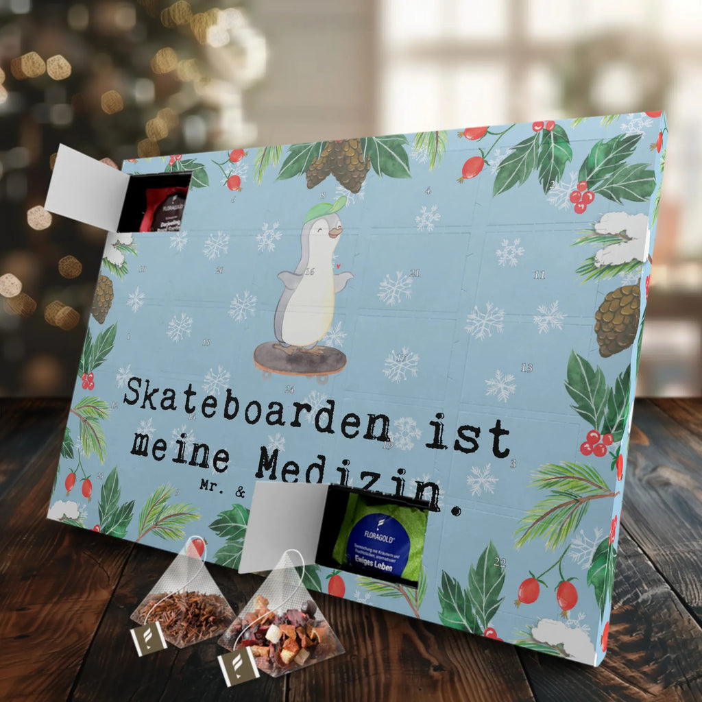  penguin skateboarding Tee Adventskalender, Adventskalender, Adventskalender mit Tee, Geschenk, Schenken, Sport, Sportart, Hobby, Danke, Dankeschön, Auszeichnung, Gewinn, Sportler, Skateplatz, Skaten, Skateboard, Skateboarden, Skateboard fahren