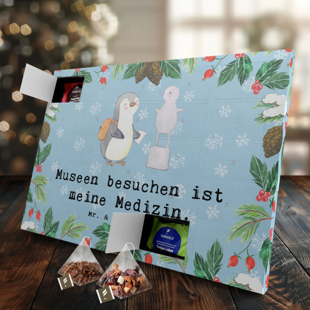  penguin to visit a museum Adventskalender, Tee Adventskalender, Adventskalender mit Tee, Geschenk, Schenken, Sport, Sportart, Hobby, Danke, Dankeschön, Auszeichnung, Gewinn, Sportler, Museum Besuchen, Museen