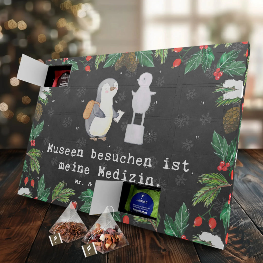  penguin to visit a museum Adventskalender, Tee Adventskalender, Adventskalender mit Tee, Geschenk, Schenken, Sport, Sportart, Hobby, Danke, Dankeschön, Auszeichnung, Gewinn, Sportler, Museum Besuchen, Museen