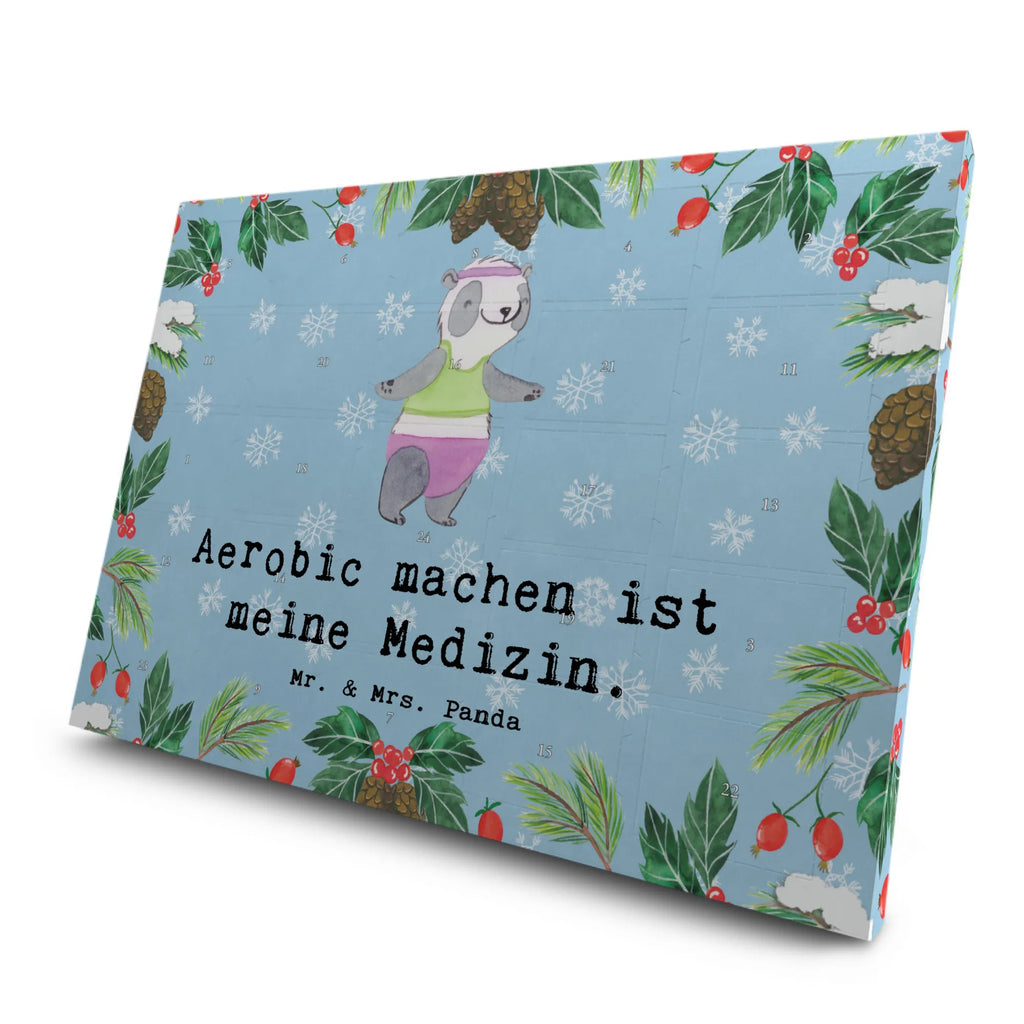 Tee Adventskalender Panda Aerobic Adventskalender mit Tee, Tee Adventskalender, Adventskalender, Geschenk, Schenken, Sport, Sportart, Hobby, Danke, Dankeschön, Auszeichnung, Gewinn, Sportler, Aerobic Fitness, Aerobic, Fitnessstudio