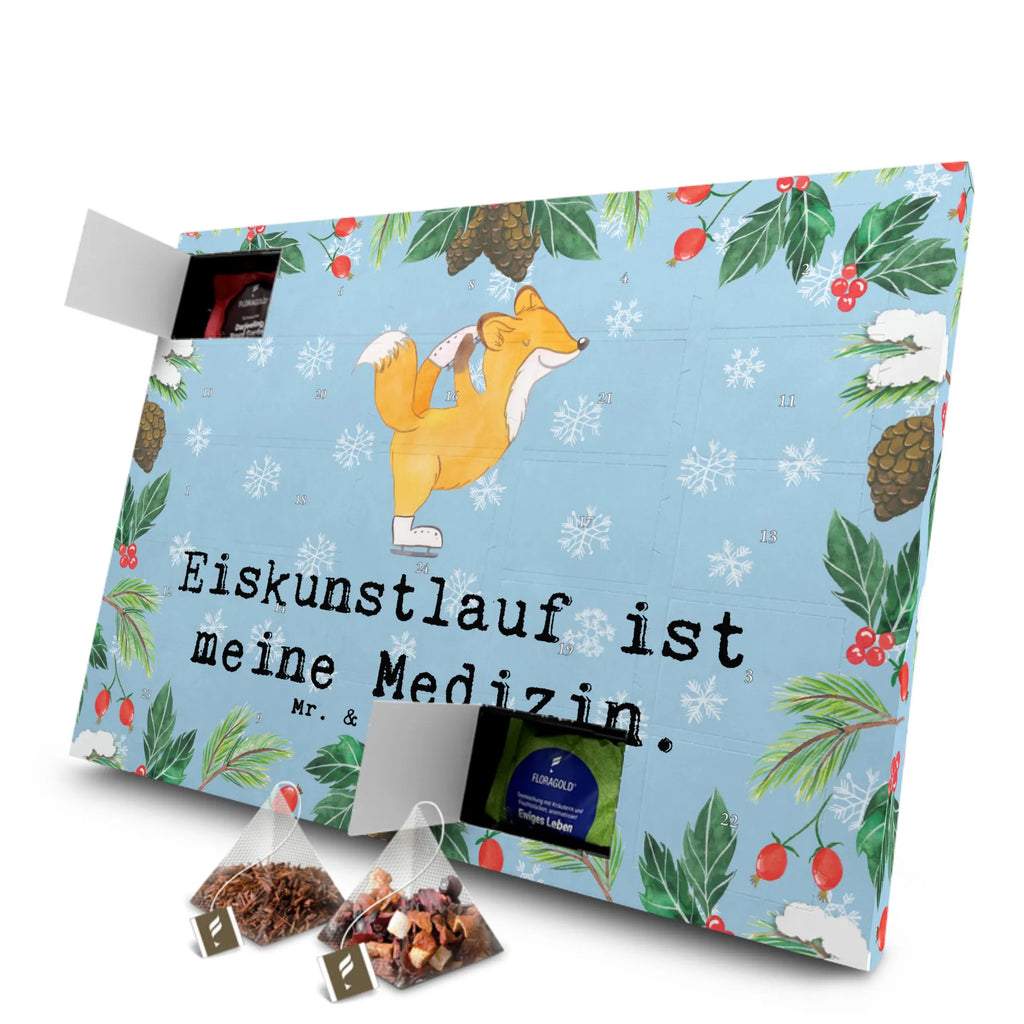  Fox figure skater Adventskalender mit Tee, Adventskalender, Tee Adventskalender, Geschenk, Sport, Sportart, Hobby, Schenken, Danke, Dankeschön, Auszeichnung, Gewinn, Sportler, Eiskunst, Eiskunstläufer, Eiskunstläuferin