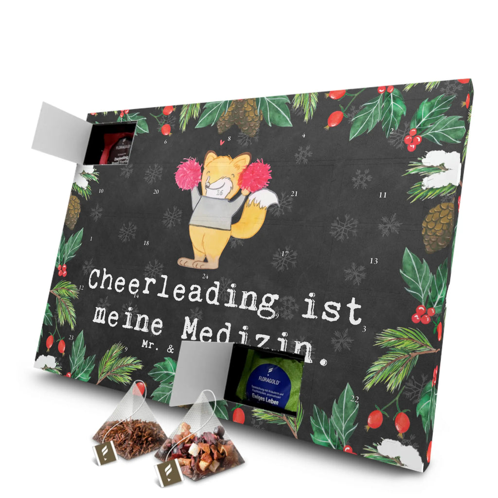 Tee Adventskalender Fuchs Cheerleader Adventskalender mit Tee, Adventskalender, Tee Adventskalender, Dankeschön, Sport, Danke, Auszeichnung, Hobby, Sportler, Gewinn, Sportart, Schenken, Geschenk, Turn Club, Cheerleading, Turnen, Cheerleader, Turniere